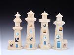 PDB67 Sand Look Lighthouse 4 asst